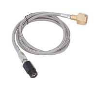 CHICIRIS Adaptateur de Recharge de Soude, Connecteur de Réservoir de Remplissage de Cylindre de CO2 Stable CGA320 pour les Amateurs de Machines à Soude (Tuyau en acier inoxydable)