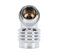 CHICIRIS Adaptateur Pivotant à 110 Degrés Adaptateur de Régulateur en Laiton plaqué CR pour 2ème étage avec Pivot à 110° pour Un Réglage Facile de l'angle de Respiration, compatibilité Polyvalente,