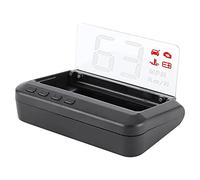 CHICIRIS Affichage Tête Haute HUD de Voiture 3 Pouces, Moniteur OBD Multifonctionnel avec Affichage de la Tension de la Température de l'eau, pour Les Alarmes et Informations de Conduite