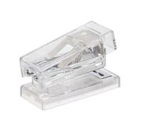 CHICIRIS Agrafeuse de Bureau Transparente avec Conception Permettant D'économiser des Efforts pour le Bureau et L'école, Agrafeuse Portable Transparente avec 1000 Agrafes Pièces (#1)