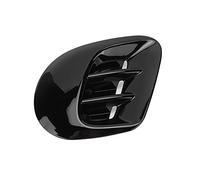 CHICIRIS Aile D'aile D'air Adaptée à la Garniture de Couvercle D'aération, Remplacement Durable adapté pour Smart Fortwo 453 2015 à 2021, Matériau en Fiber de Carbone Colorfast (noir brillant)