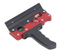 CHICIRIS Alliage D'aluminium -Shamfall pour le Bois, Plan de Garniture D'angle en Bois de Profondeur de Coupe Réglable, Accessoires de Travail du Idéaux pour -en-enthusiastes (rouge)