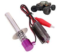 CHICIRIS Allumeur de Voiture RC, allumeur électronique, allumeur de démarreur Portable adapté pour Voiture Redcat Men HSP Nitro Powered(Violet)