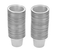 CHICIRIS Aluminum Foil Lids Set with 50PCS 15ml Coffee Capsules for Fresh