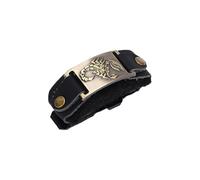 CHICIRIS Amortisseur de Cordes de Guitare, Bracelet en Cuir PU, élimine les Commentaires Hurlants, Idéal pour la Pratique et l'enregistrement de la Basse Acoustique électrique (Scorpion noir)