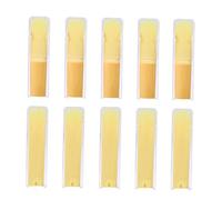 CHICIRIS Anches de Saxophone Alto 10 Pièces, avec Boîtier de Protection | Anches à Haute flexibilité pour la Réponse Pianissimo, le Jazz et le Jeu Classique