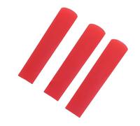 CHICIRIS Anches de Saxophone Alto en Résine 3 Pièces, Pas Besoin de Mouiller Avant Utilisation, Faciles à Installer et Pratiques, avec un Matériau Durable, pour les Débutants en Saxophone (rouge)