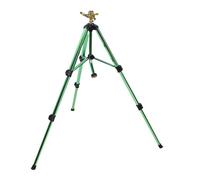 CHICIRIS Arroseur à Impact en Laiton, Base de Trépied Robuste avec Pulvérisation Rotative à 360 Degrés et Distance Réglable, pour Pelouse, Jardin, Cour, Patio, Serre