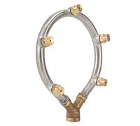 CHICIRIS Arroseur D'irrigation Circulaire Réglable pour L'arrosage du Jardin, Tête de Pulvérisation par Atomisation, Matériau en Acier Inoxydable