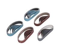 CHICIRIS Assortiment de 30 Bandes Abrasives, Jeu de Bandes de Papier de Verre pour Affûteur de Couteaux, Grains 80, 120, 240, 400, 800 et 1000, avec Technologie de Joint Plat Fin pour les (3/4po 12po)