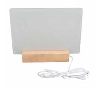 CHICIRIS Autorité de Planification en Blanc Acrylique avec Base D'éclairage pour L'utilisation des Bureaux et en Classe - Planche Sèche avec une Interface Claire Réutilisable pour la Planification