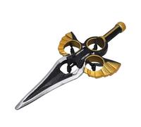 CHICIRIS Avion RC, Avion télécommandé en Forme D'épée Volante avec Lumières LED et Gyroscope à 6 Axes, pour Enfants et Adultes, Extérieur et Intérieur (Or Noir)