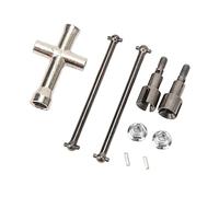 CHICIRIS Axe de Remplacement d'arbre D'entraînement Arrière de Voiture RC en Acier avec Transmission Lisse pour Voitures SCY 16101 16102 16103 16201 1/16 RC