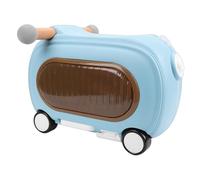 CHICIRIS Bagage, Bagage à roulettes pour Les Tout-Petits avec Une capacité de 20 L, Se Transforme en Jouet Assis avec Lumières et Musique, (Blue)