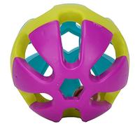 CHICIRIS Balle Jouet en Plastique Non Toxique pour Chat, avec Cloche, Stimule L'instinct de Chasse pour Un Jeu Interactif, Fournitures pour Animaux de Compagnie