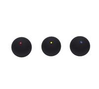 CHICIRIS Balles de Squash, Ensemble de 3 Balles de Squash en Caoutchouc avec des Points Simples Bleus, Rouges et Jaunes pour Une Vitesse Rapide, Moyenne et Lente, Entraînement et Pratique (3PCS)