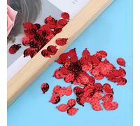 CHICIRIS Ballon à Paillettes Colorées avec Confettis, Décoration de Fête de Mariage, pour Fête de Célébration, Anniversaire, Maison, 60 G/sac, Fournitures D'ornement de (ballon cinq étoiles rouge)