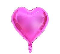 CHICIRIS Ballon en Aluminium en Forme de Cœur, Ballons Durables de 10 Pouces pour Fête D'anniversaire de Mariage, 10 Pièces Champagne or Rose Rouge pour Atmosphère Romantique (#07)