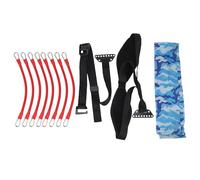 CHICIRIS Bande D'assistance à la Traction en Latex Réglable, Idéale pour L'entraînement en Force des Tractions à Domicile (Black)