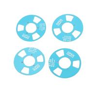 CHICIRIS Bande Magnétique Reel to Reel, Cassette Audio 40mm, Aluminium | 4 rouleaux, performances stables, enroulement précis, enregistrement de musique