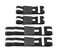 CHICIRIS Bandes D'entraînement BFR, Sangles de Restriction du Flux Sanguin pour la Croissance Musculaire et Les Entraînements des Bras et des Jambes avec Exercice D'occlusion (Noir Noir)