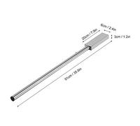 CHICIRIS Bar de à Moteur à Trolling en Kayak en Acier Inoxydable, Résistant à la Corrosion, Facile à Installer, avec du Matériel