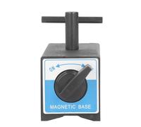 CHICIRIS Base Magnétique, Force D'aspiration 120 Kg, Filetage M6, Support en Forme de V pour Indicateur à Cadran, Usinage, Mesure de Pièce