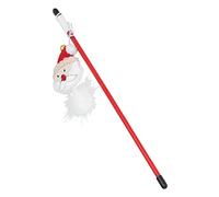 CHICIRIS Bâton Amusant pour Chat, Jouet Interactif pour Chat Père Noël pour Une Récréation Active, 30,5 Cm de Long, Matériaux Sûrs et Non Toxiques, Idéal pour Les Chats D'intérieur