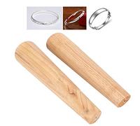 CHICIRIS Bâton de Mandrin de Bracelet en Bois, Outil D'emballage de Fil Robuste et Exquis pour les Fabricants de Bijoux à Faire Soi-même, 11,5 Pouces, 2 Pièces