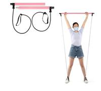 CHICIRIS Bâton D'exercice Pilates, Tiges élastiques Amincissantes Durables pour la Relaxation Musculaire, Conception Ergonomique, Idéal pour le Fitness en Famille - 1 Pièce