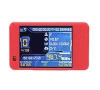 CHICIRIS Bitcoin Miner, écran Tactile de 2,8 Pouces avec WiFi et Bluetooth, Taux de Hachage de 1060 KH/s pour Le Minage BTC, Plug and Play, Prise en Charge Dowd V3, Télécommande avec (Rouge)