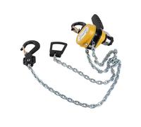 CHICIRIS Bloc à Levier, Palan à Chaîne Manuel, Charge de 500 Kg avec Chaîne de 1,5 M et Crochets Rotatifs, pour le Levage et le Remorquage dans la Construction, Atelier, Garage