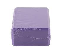 CHICIRIS Blocs de Yoga, Accessoires d'exercice en Mousse Durable pour les étirements et la Méditation, Matériau EVA Haute densité, 9 X 6 X 3 Pouces, Parfaits pour les Praticiens du Yoga (PURPLE)