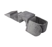 CHICIRIS Blocs d'escalade pour Tout-Petits, Blocs d'escalade en éponge Haute densité avec Bandes de Fixation pour Jeu en Intérieur, Comprend Une Fosse à Balles, des Triangles de