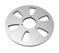 CHICIRIS Bobine de Bande Vide Universelle en Alliage D'aluminium, 1/4, 10 Pouces, pour Enregistrement Sonore, Bobine de Réception à 6 Trous pour Roar, AKAI, REVOE (Silver)