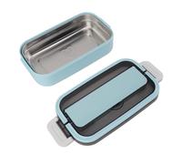 CHICIRIS Boîte à en Acier Inoxydable, 700 Ml, Design divisé (bleu ciel) | Acier inoxydable 304, passe au -ondes, étanche, idéal pour les étudiants et le bureau