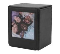 CHICIRIS Boîte de Mémoire Photo Grande capacité Magnetic PVC Conteneur pour les Cartes de Livres Photo Tampons, Gardez Vos Précieux Souvenirs, pour les Amis des Enfants (BLACK)