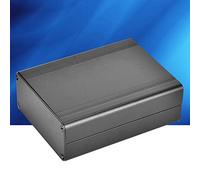 CHICIRIS Boîtier/Couvercle Noir oxydé par Sablage en Alliage D'aluminium pour Contrôleurs de Décodeurs de Produits électroniques Protégeant la Performance du Signal, 38 X 88 X 110 Mm [, Amateurs