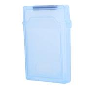 CHICIRIS Boîtier de Protection de Disque Dur, Boîtier Robuste, Antistatique, Résistant à l'humidité, pour Disque Dur SSD de 2,5 Pouces, Construction ABS (Blue)