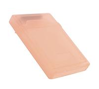 CHICIRIS Boîtier de Protection de Disque Dur, Boîtier Robuste, Antistatique, Résistant à l'humidité, pour Disque Dur SSD de 2,5 Pouces, Construction ABS (Rouge)
