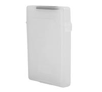 CHICIRIS Boîtier de Protection de Disque Dur, Boîtier Robuste, Antistatique, Résistant à l'humidité, pour Disque Dur SSD de 2,5 Pouces, Construction ABS (White)