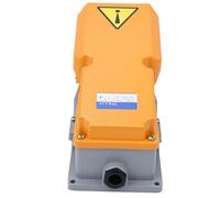 CHICIRIS Boîtier en Aluminium Solide, Interrupteur à Pédale LT4, Commande de Puissance de Pédale de Jogging pour Machines-outils, Contacts en Alliage D'argent Durables