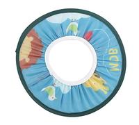 CHICIRIS Bonnet de Douche pour Enfants, Bonnet de Bain Imperméable à imprimé de Dessin animé pour la Coupe de Cheveux et la Protection du Shampoing pour les Tout-petits (modèle de lion bleu)