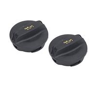 CHICIRIS Bouchon de Remplissage d' Lot de 2 Bouchons de Remplissage d' ABS OEM 06K103485A 06K103485C Ajustement scellé Résistant à la Chaleur Facile à Nettoyer pour Moteurs 1,8 L 2,0 L 2012 à 2017