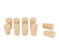 CHICIRIS Bouchons de Bouteille de Vin en Liège de qualité Supérieure, pour Bouteilles de Vin/bière, Bouchon en Bois, 10 Pièces (Les bouteilles de vin rouge utilisent 22 * 17 * 35)