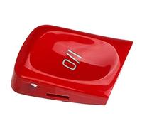 CHICIRIS Bouton de Commutation au Volant, Couvercle M1 M2 Remplaçable pour M3 E46 1998 2004, avec Matériau ABS de qualité Supérieure pour une Installation Facile (rouge)