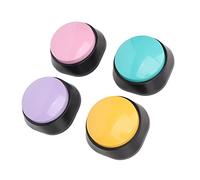 CHICIRIS Boutons pour Chien pour la Communication, Buzzer D'entraînement pour Animaux de Compagnie Enregistrable en 30 Secondes