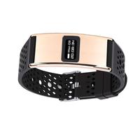 CHICIRIS Bracelet Intelligent Mince Bluetooth 5.3, Bracelet Intelligent étanche avec Modes Multisports, Alerte D'appel, Analyse du Sommeil, Application pour Hommes et Femmes, Utilisation (Gold)
