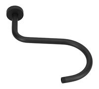 CHICIRIS Bras de Douche, Bras D'extension de Pomme de Douche en Acier Inoxydable à Col de Cygne en Forme de S, Montage Mural Facile à Installer, avec Connecteur à Filetage Externe NPT, (233 noir)