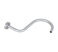 CHICIRIS Bras de Douche, Bras D'extension de Pomme de Douche en Acier Inoxydable à Col de Cygne en Forme de S, Montage Mural Facile à Installer, avec Connecteur à Filetage Externe NPT, (233 brossé)